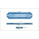 Rampe LegiFit 125cm - Leds Bleues/Capot Bleu