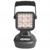 Phare de travail carré 9 Leds magnétique autonome